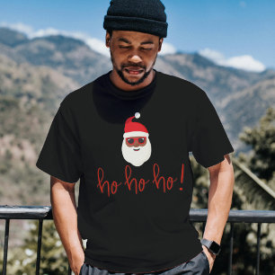 Cool Santa Claus   Ho Ho Ho  T-Shirt