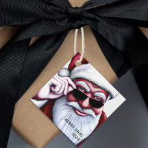 Cool Santa Claus in Sunglasses To From Christmas