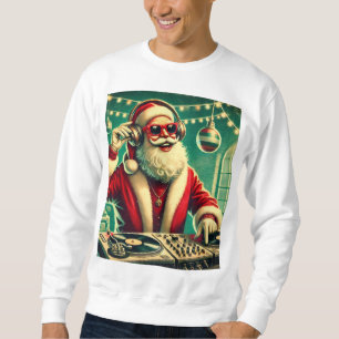 Cool Santa Funny Christmas Sweatshirt