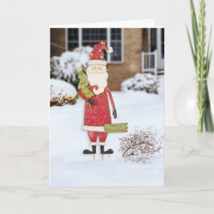 **COOL SANTA SAYS MERRY CHRISTMAS TO YOU** HOLIDAY CARD