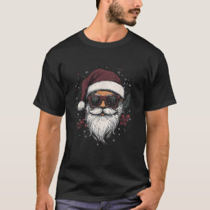 Cool Santa with Sunglasses Christmas T-Shirt