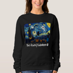 Cool Sarcastic Vincent Van Gogh The Starry Hallowe Sweatshirt