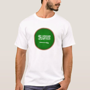 Cool Saudi Arabia Flag Seal T-Shirt