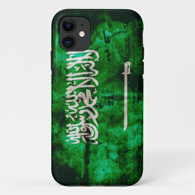 Cool Saudi Flag Case-Mate iPhone Case (Back)