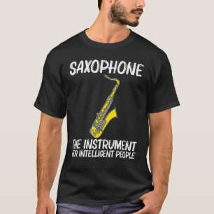Cool Saxophone For Men Women Jazz Player Marching T-Shirt