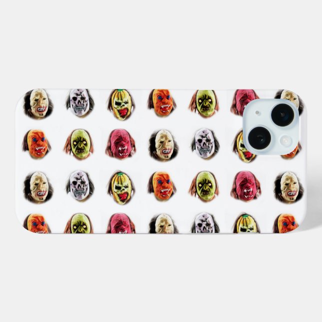 Cool Scary Mask Pattern Case-Mate iPhone Case (Back (Horizontal))