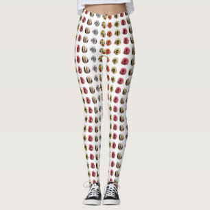 Cool Scary Mask Pattern Leggings