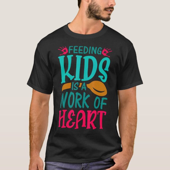 Cool School LUNCH LADY Squad Back to School T-Shirt (Front)