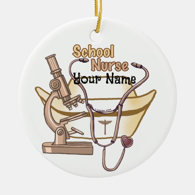 Cool School Nurse ornament (Front)