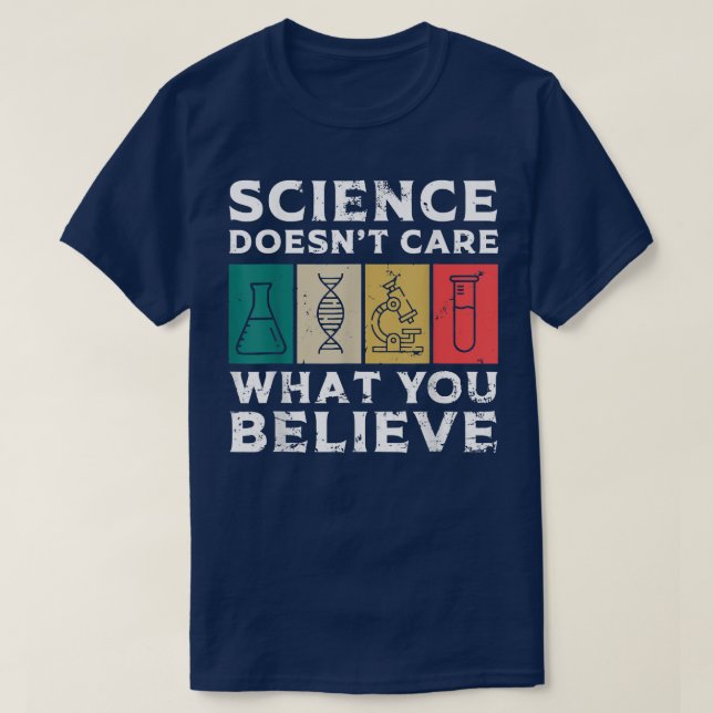 Cool Science Art For Men Women Scientist Science L T-Shirt (Design Front)