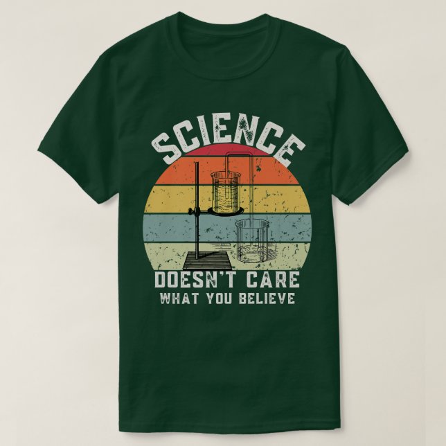 Cool Science Art For Men Women Scientist Science L T-Shirt (Design Front)