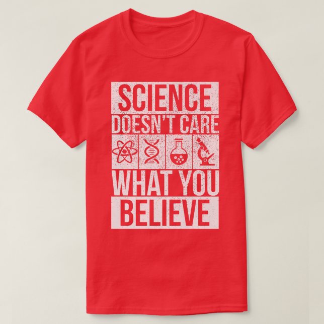 Cool Science Art For Men Women Scientist Science L T-Shirt (Design Front)