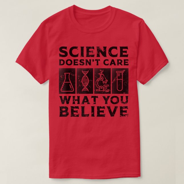 Cool Science Art For Men Women Scientist Science L T-Shirt (Design Front)