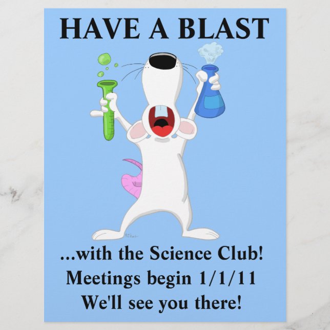 Cool Science Club Flyer (Front)