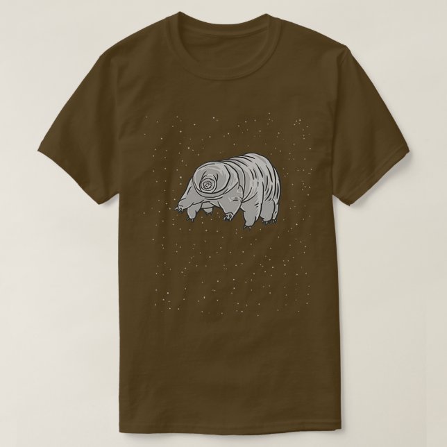 Cool Science sWater Bear Tardigrade In Space Gifts T-Shirt (Design Front)
