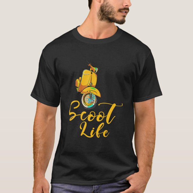 Cool Scoot Life For Men Women Funny Scooter Life M T-Shirt (Front)