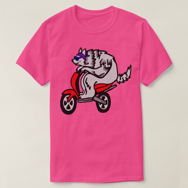 Cool Scooter wolf T-Shirt (Design Front)