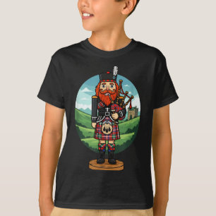 Cool Scottish Nutcracker Bagpes  T-Shirt