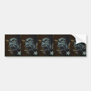 Cool scream graffiti bumper sticker
