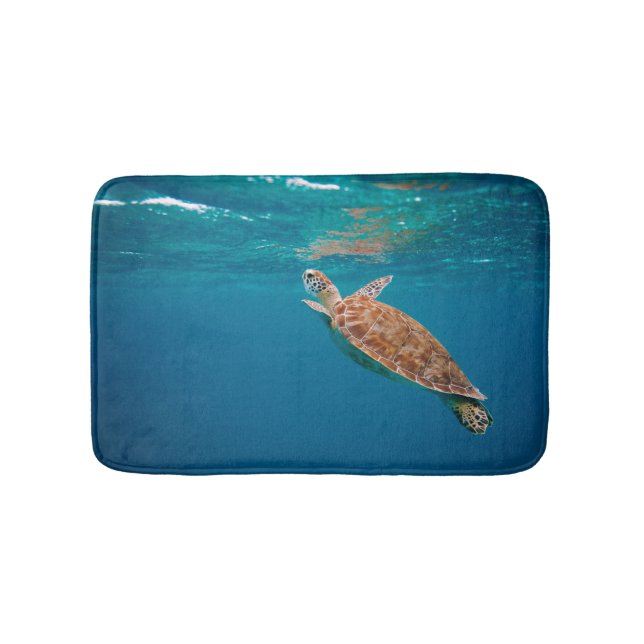 Cool Sea Animals Bath Mat (Front)