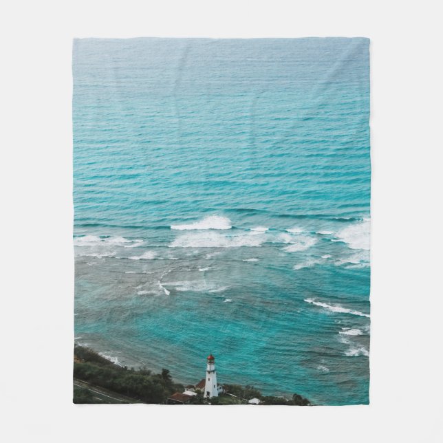 Cool Sea Animals Fleece Blanket (Front)