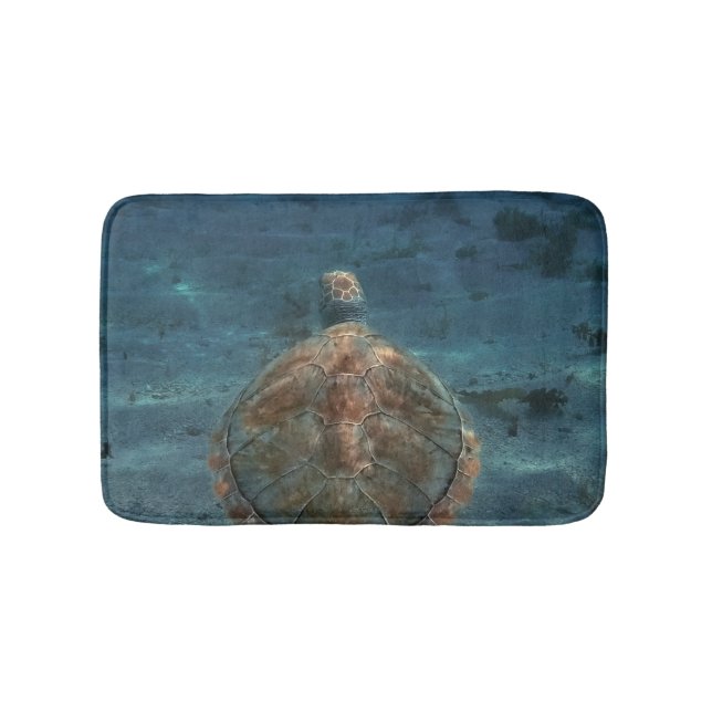 Cool Sea Creatures Bath Mat (Front)