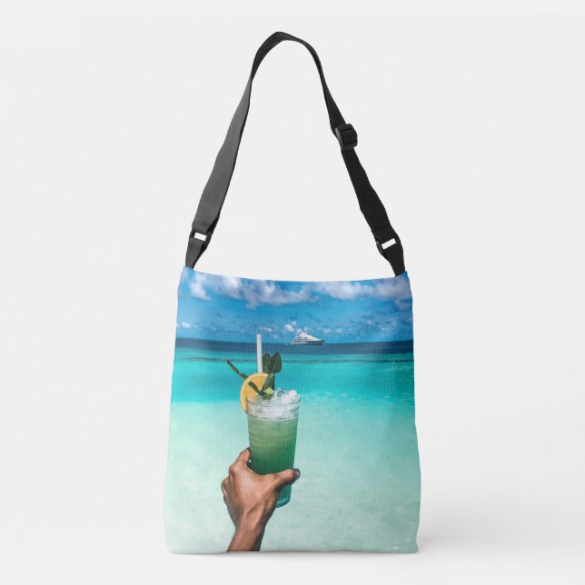 Cool Sea Creatures Crossbody Bag (Back)
