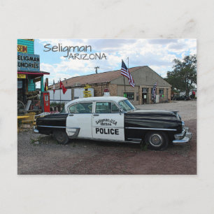 Cool Seligman Route 66 Postcard! Postcard
