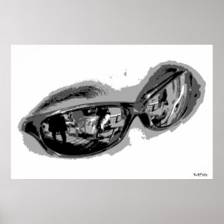 Cool Shades Reflections  Poster