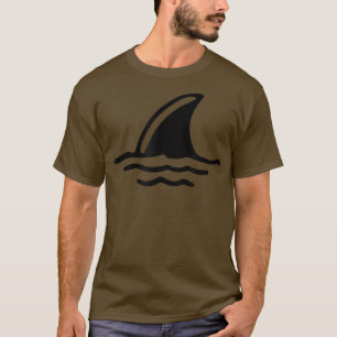 Cool Shark Fin TshirtFor Kids, Mens Womens Shark T-Shirt
