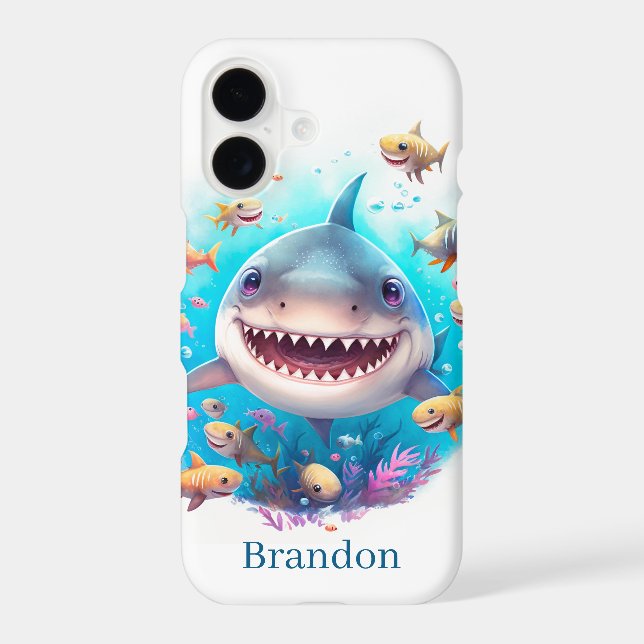 cool shark lovers add name (Back)
