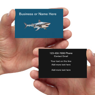 Cool Shark Theme Business Cards