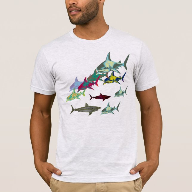 Cool Sharks  T-Shirt (Front)