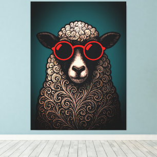 Cool Sheep Wall Art