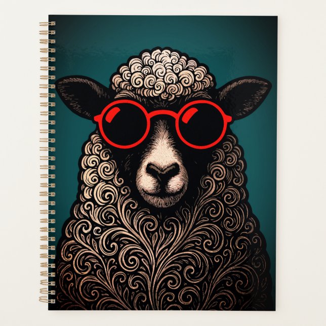 Cool Sheep Wall Art Planner (Front)