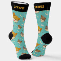 Cool Shiba Inu Dog Cute Puppy Pattern