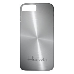 Cool Shiny Radial Steel Metallic iPhone 8 Plus/7 Plus Case