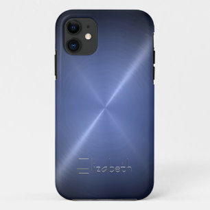 Cool Shiny Radial Steel Metallic iPhone 11 Case