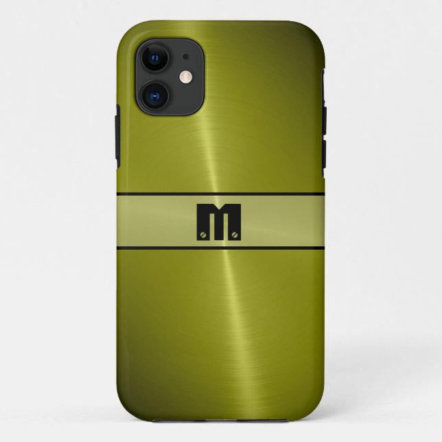 Cool Shiny Stainless Steel Metal 6 Case-Mate iPhone Case (Back)