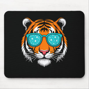 Cool Shirts For Boys Kids, Funny Tiger Sungles  Mouse Pad