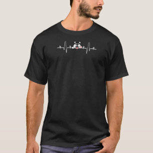 Cool Siberian Husky Heartbeat Shirt Dog Boys & Gir