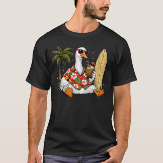 Cool Silly Goose Sunglasses Beach Summer Vacation T-Shirt