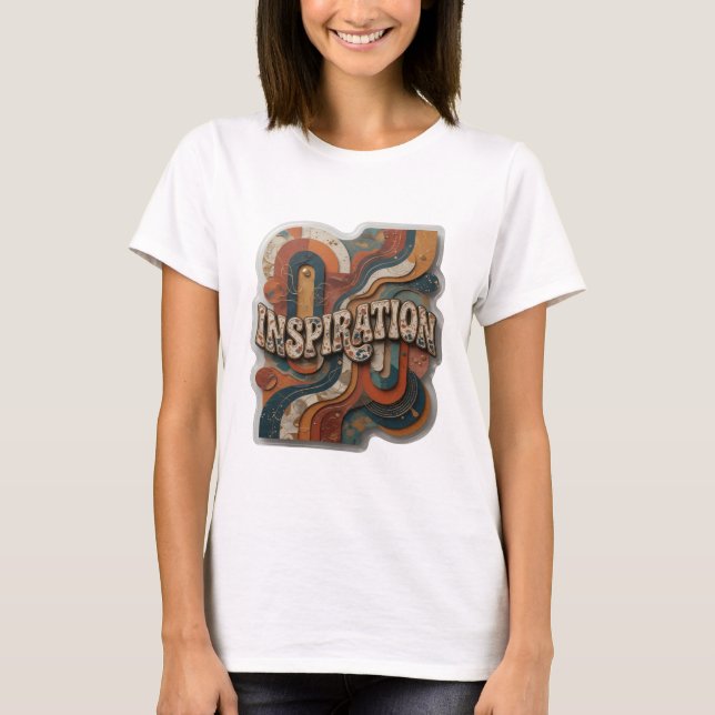 Cool Silver INSPIRATION Shirt Design (Front)
