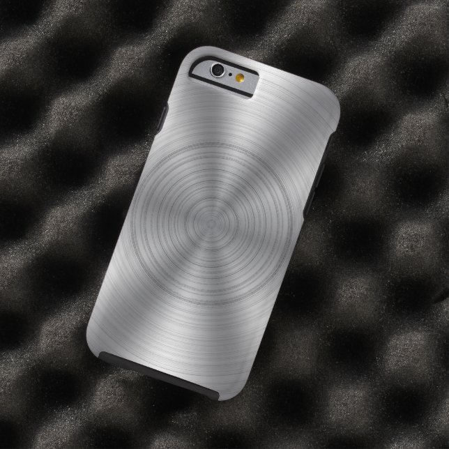 Cool Silver Metallic Look Case-Mate iPhone Case (In Situ)