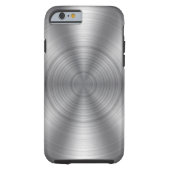 Cool Silver Metallic Look Case-Mate iPhone Case (Back)