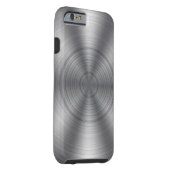Cool Silver Metallic Look Case-Mate iPhone Case (Back/Right)