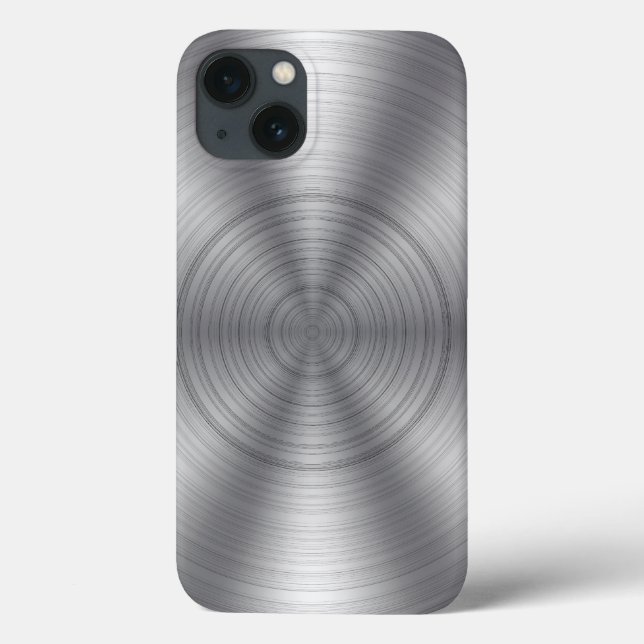 Cool Silver Metallic Look Case-Mate iPhone Case (Back)
