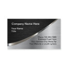Cool Silver Metallic Look Construction Business Ca