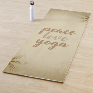 Cool Simple Yoga Mats-Peace Love Yoga Yoga Mat