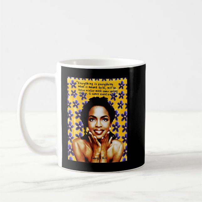 Cool Singer Funny Gift Lauryn Hills fans Coffee Mug (Left)